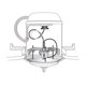thumbnail image 4 of Kit medallón de 7¾" para luminaria The Can Converter R56, 4 of 8