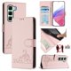 thumbnail image 5 of Funda tipo cartera FOXDOCK para infinix Hot 50 5G con soporte, ranuras, RFID, diseño de gato, 5 of 5