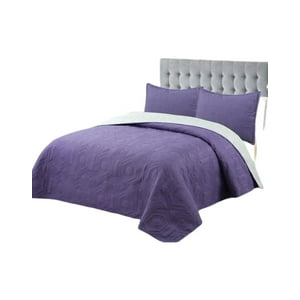 Genérico - Cubrecama Quilt Verano King + 2 Fundas Almohada U2