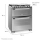 thumbnail image 2 of Cocina Gas Licuado 5 Quemadores 76Dxa, 2 of 9