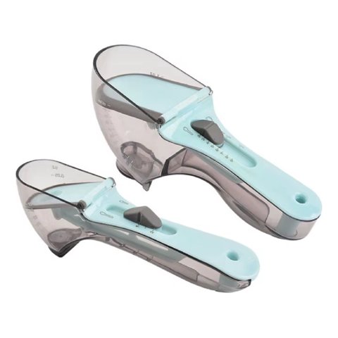 Genérico - Set 2 Balanza Medidoras Forma Cuchara 2En1 Ajusta Cocina Lau