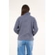 thumbnail image 3 of Poleron Sherpa Hot Print Medio Cierre Azul Mujer, 3 of 3