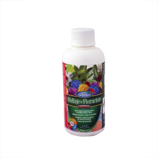 Best Garden - Fertilizante Follaje Y Floracion Concentrado 250 Cc