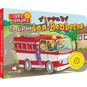 Zig Zag - Libro Un Día Con Los Bomberos / 8 Páginas De Cartón, De 21 X 16 Cm. Tapa Cartoné. Incluye Baterías.