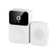 thumbnail image 3 of (Build-in Battery) Wireless Video Doorbell With Camera, Wide Angle Intelligent Visual WiFi Rechargeable Security Door Doorbell, 2-Way Audio, Motion Detection, HD Night Vision Only Support 2.4G Wifi, 3 of 4