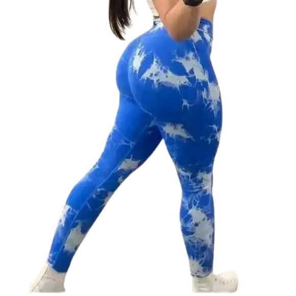 Calzas Leggings Push Up Azul M