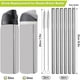 thumbnail image 2 of Bombilla Metalica Esayendder Owala 24oz 32oz Acero 6 Unid, 2 of 3