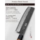 thumbnail image 2 of Cuchillo HOSHANHO Nakiri de 18 cm con mango de palisandro de acero al carbono, 2 of 7