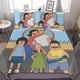 thumbnail image 1 of Bob Burgers Belcher Family 3 Piece Bedding Sets Decor Comforter Sets With One Duvet Cover Two Pillow Shams, 1 of 5