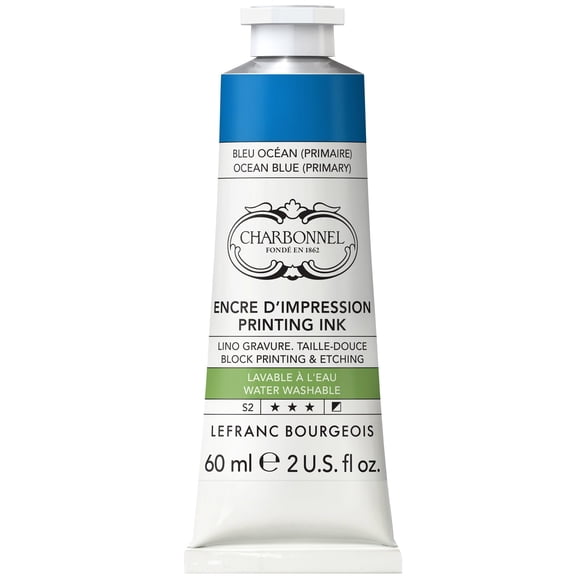 Tinta De Impresión Charbonnel Azul Océano 60 Ml