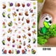 thumbnail image 2 of Evil Eye Snake Heart Nail Art Stickers, 3D Self Adhesive Flame Cute Animal Nail Art Decals Nail Decoration Accessories For Nail Art DIY, 2 of 3