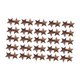 thumbnail image 5 of 50 Piezas De Estrella Y Campana De óxido, Adorno Navide?o Rústico Para Ventanas, Puertas, Cocina, Estrella De 4 Cm, 5 of 5