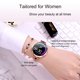 thumbnail image 3 of Reloj inteligente Thafikzi para mujer Android/iOS con monitor de frecuencia cardíaca y presión arterial, 3 of 9
