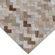 thumbnail image 5 of Alfombra Leather Patch Design  060X120 2334 Beige, 5 of 6