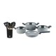 thumbnail image 1 of Batería de Cocina Pompei + Set 12 Utensilios Negro Simplit, 1 of 8