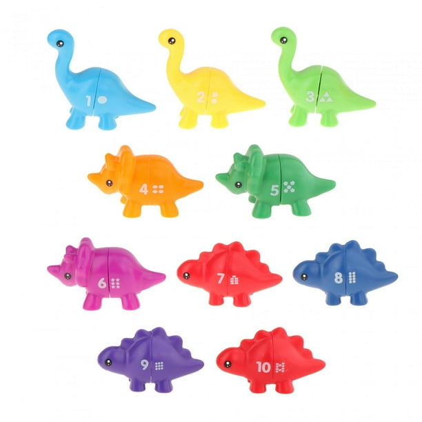 Juguete De Clasificación Y Conteo, Dinosaurio De Emparejamiento, Juguete De Motor Fino Para Número De Habilidades De Construcción