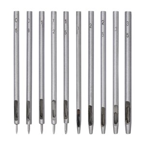 Bothyi - Kit De Cortador De Perforadoras De Cuero, Herramienta De Perforación De Costura De Cuero Para Cinturones De Cuero, Estilo A