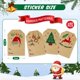 thumbnail image 2 of Etiquetas adhesivas navideñas Nestcode de 2 x 3 cm, 80 unidades, rollo Kraft, 2 of 7