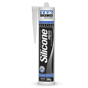 Silicona Acetica 280Grs. Negra - Tekbond