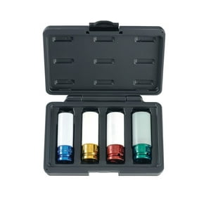 Juego Dados Impacto Largos 1/2"" Para Llantas 4 Piezas Force