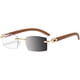 thumbnail image 1 of Lentes Heptagram Rectangulares Sin Aro UV400 Policarbonato, 1 of 3