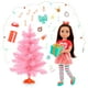 thumbnail image 1 of Set de muñecas con purpurina para víspera de niña con árbol de Navidad, 14 pulgadas y más de 3 años, 1 of 3
