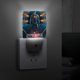 thumbnail image 4 of Cyborg / Cíborg Luz nocturna LED con sensor de anochecer a amanecer para dormitorio, baño, pasillo, escaleras - Lámpara LED nocturna de enchufe, 0.5W - 1 pieza, 4 of 6