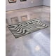 thumbnail image 4 of Alfombra Con Diseño De Cebra 80cmx120cm Bicolor, 4 of 4