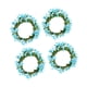 thumbnail image 1 of 4x Anillos De Vela De Navidad Corona De Bayas Artificiales Portavelas De Pilar Pequeño Azul, 1 of 5