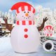 thumbnail image 4 of Muñeco de nieve inflable navideño GOOSH de 1,5 m con luz giratoria, 4 of 6