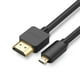 thumbnail image 1 of Cable Micro-hdmi / Hdmi M/m 2m Negro Hd177, 1 of 2