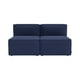 thumbnail image 1 of Sofa Madrid Dos Cuerpos Lino Azul, 1 of 3