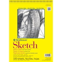 Cuaderno De Bocetos Strathmore Serie 300 Sketch 9 X 12, 100 Hojas