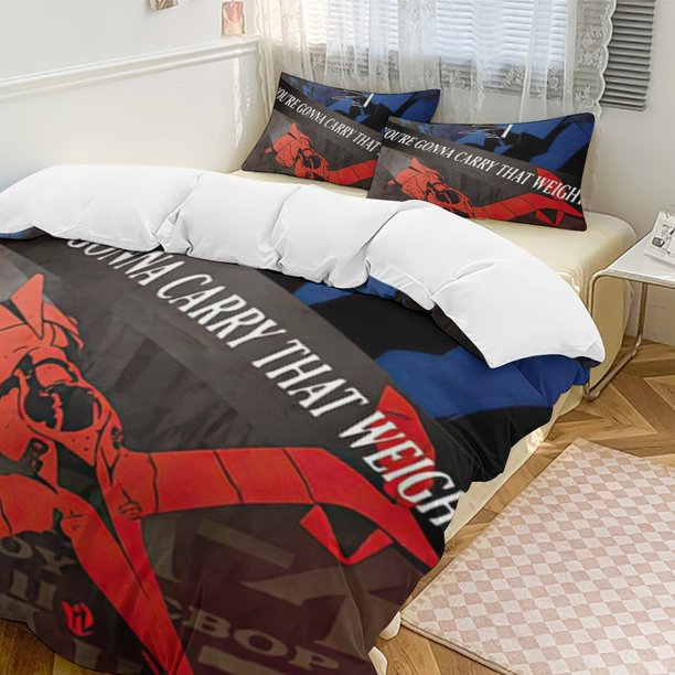 Cowboy Bebop 3-Piece Twin Bed Set Fade-Resistant Microfiber