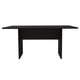 thumbnail image 4 of Mesa De Comedor Con Capacidad Para 6 Puestos 74,6x160x90 Cm Negro, 4 of 7