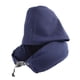 thumbnail image 2 of Almohada De Viaje Con Capucha, Almohada De Soporte Para El Cuello Que Se Ajusta Libremente, Para Tren, Coche Interior, Azul Marino, 2 of 3
