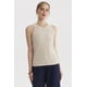 thumbnail image 1 of Polera Peto Mujer Básico Liso Rib Arena, 1 of 4