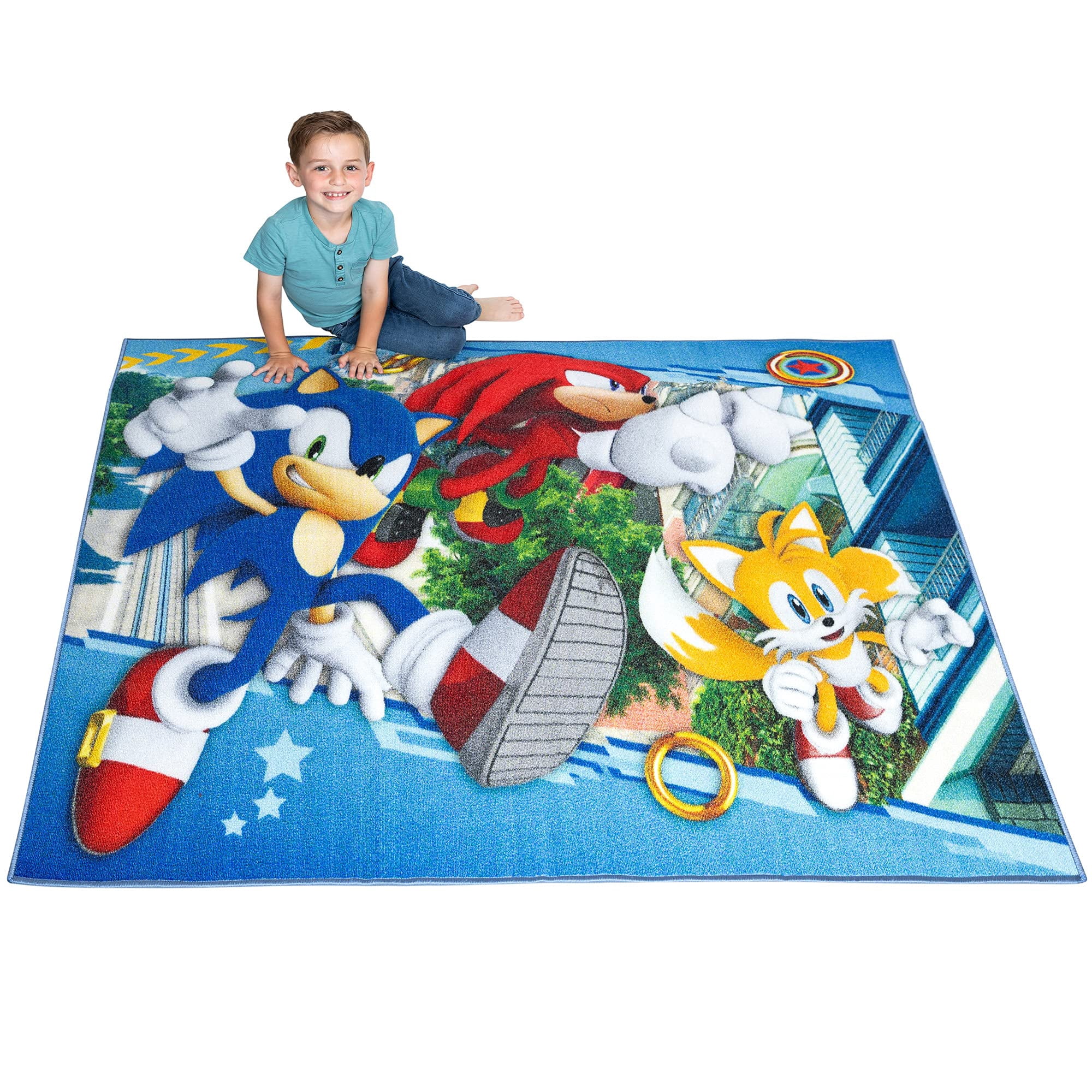 Alfombra Franco Sonic The Hedgehog Anime 175 X 132 Cm