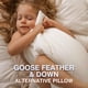 thumbnail image 5 of Almohada Zibroges King Size, juego de 2, relleno de plumas de ganso, 5 of 8