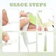 thumbnail image 4 of MOASIOP Pack de 14 Sobregrips Degradados para Tenis – Pre‑cortados, Absorbentes y Antideslizantes, 4 of 6
