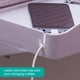 thumbnail image 5 of Organizador de cabecera Modern Innovations para cama de 2 unidades, blanco, 5 of 7