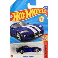 Auto De Juguete Diecast Mattel Hot Wheels Dodge Viper Gts 96 Azul