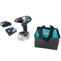 Taladro Atornillado Percutor 13Mm 110Nm + Bolso Makita Dhp489 1,5 Ah