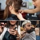 thumbnail image 5 of Juego de 10 tijeras de corte de pelo, kit profesional para peluquería, salón y hogar., 5 of 5
