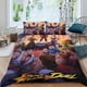 thumbnail image 2 of Juego de Street Fighter Conjunto de sábanas temático, trío de piezas, cómodo y amigable con la piel, diseño único, regalo de decoración para el hogar para familiares, amigos y fans, 90 cm * 190 cm, 2 of 6