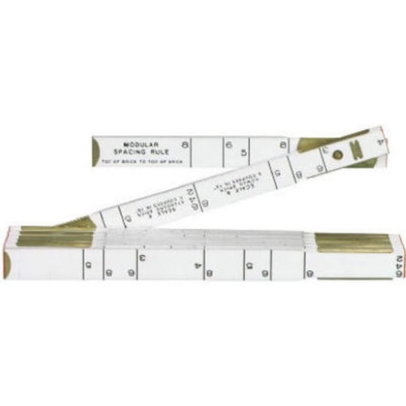 Regla de Madera Lufkin 1,6 cm x 1,8 m para Albañilería 646LN