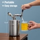 thumbnail image 4 of Mini Barril TMCRAFT 1930 ml Acero Inoxidable Presurizado, 4 of 7