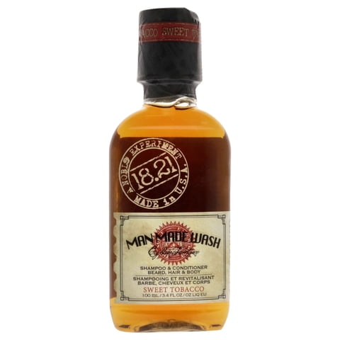 18.21 Man Made - Man Made Lavado - Tabaco Dulce De Man Made Para S - Champú, Acondicionador Y Gel De Baño