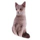 thumbnail image 3 of Cojín Suave Abrazadera Cama Sofá Reposacabezas Ni?os Juguete Gato Relleno Gris, 3 of 5