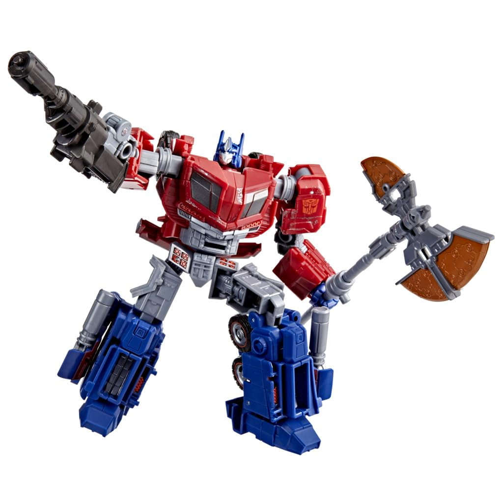 Figura De Juguete Transformers Voyager Class Exclusive Optimus Prime De 18 Cm